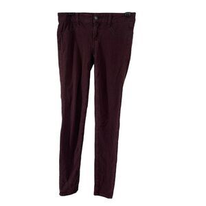 American Eagle Jegging Jeans Burgundy Red Size 4